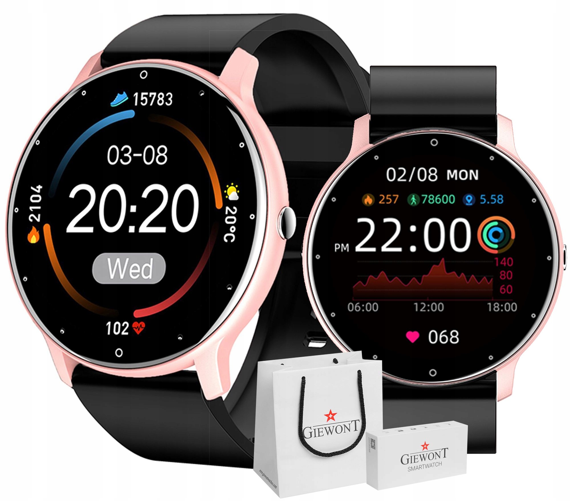 Smartwatch Giewont Sport Around GW120-3 – Twój osobisty trener na nadgarstku