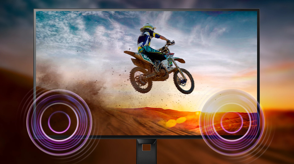 Wbudowane głośniki stereo dla lepszych multimediów