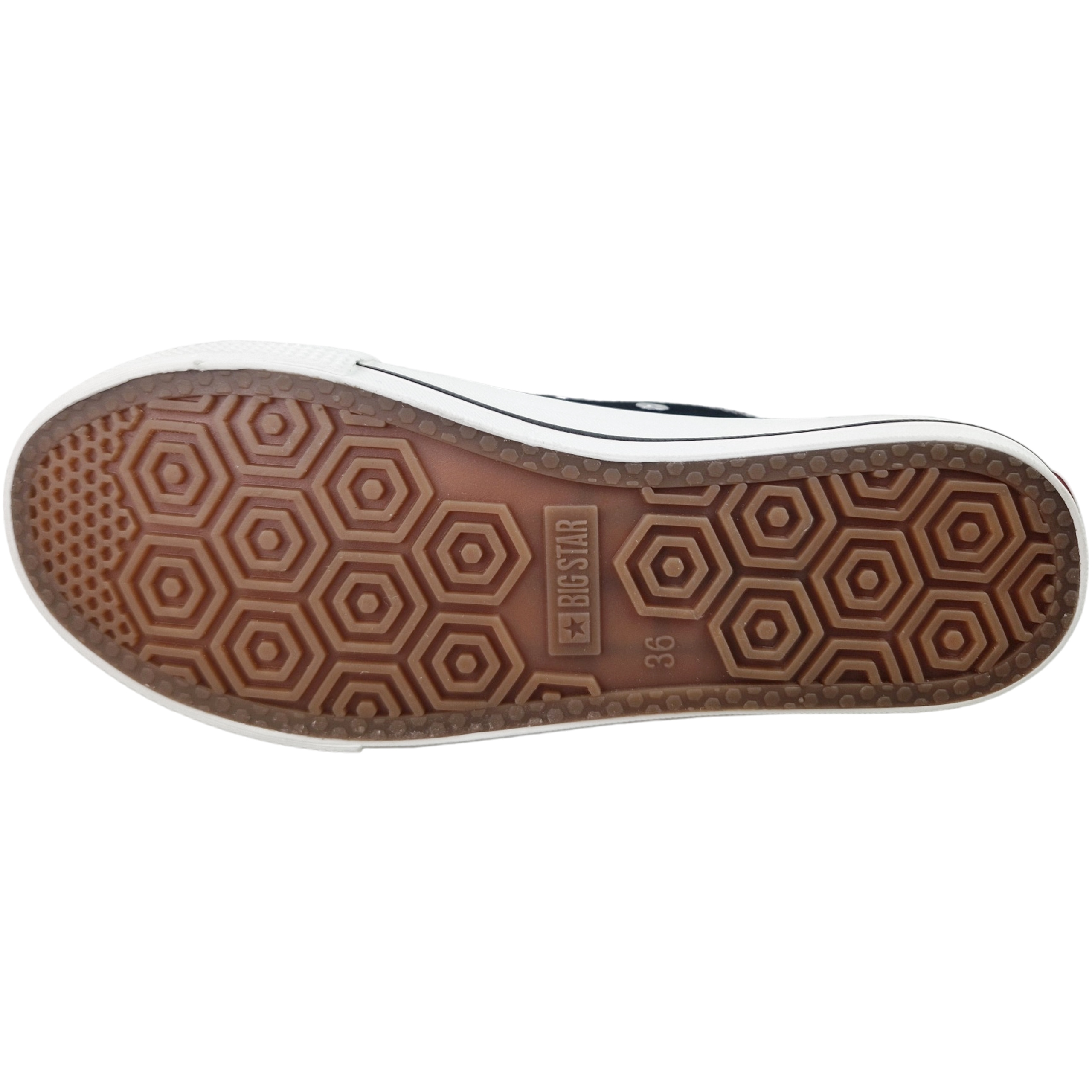 Męskie trampki Big Star NN174056 – Klasyczne czarne tenisówki dla aktywnych