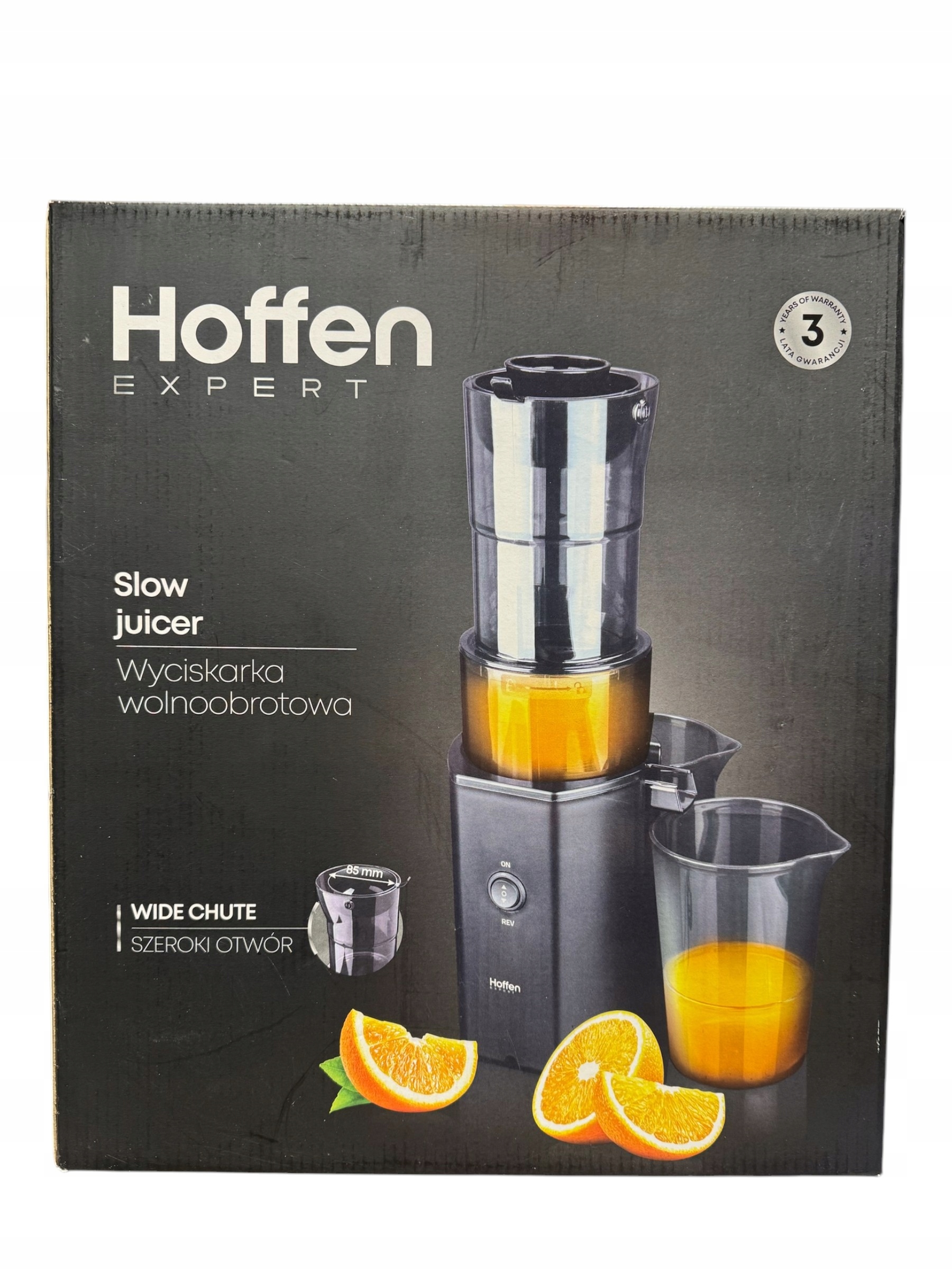 Wyciskarka wolnoobrotowa Hoffen 200W – Świeże soki w zasięgu ręki