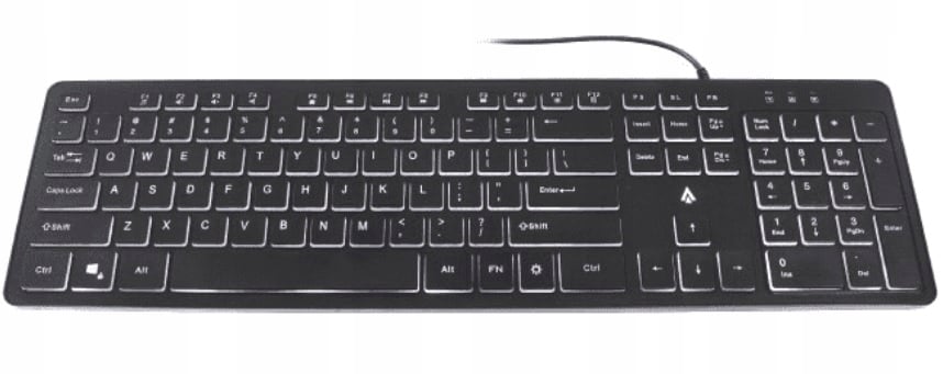 Niski profil klawiszy i sekcja numeryczna