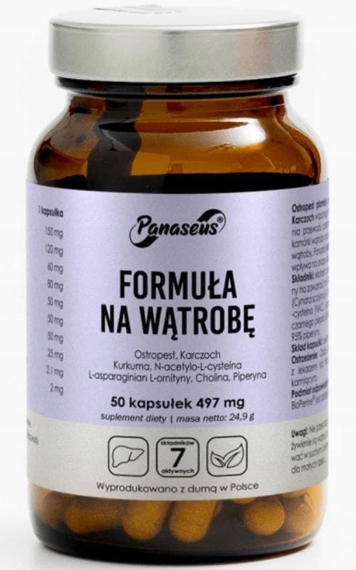 PANASEUS Formuła Na Wątrobę – wsparcie dla zdrowia wątroby