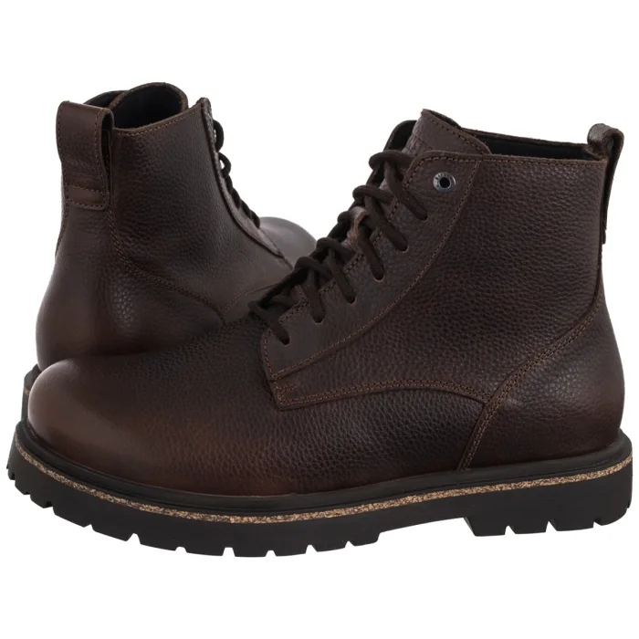 Birkenstock Highwood Lace Mid 1030757 Brązowe – Idealne buty na każdą przygodę