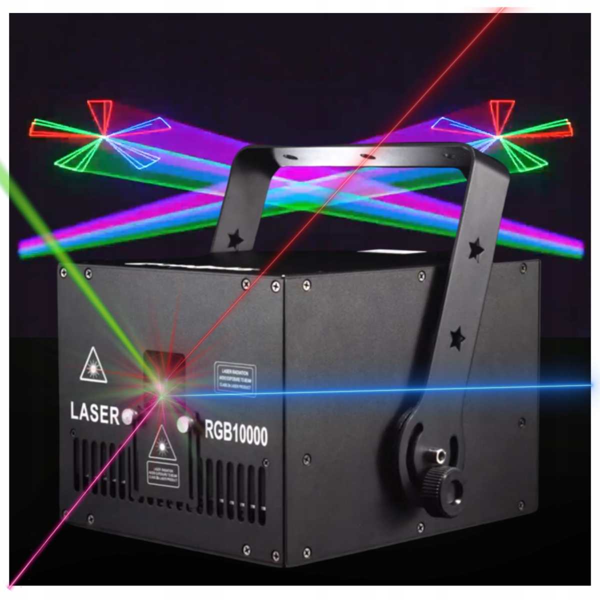 EVOLIGHTS LASER 10W RGB V2 – Profesjonalny projektor laserowy do efektów scenicznych