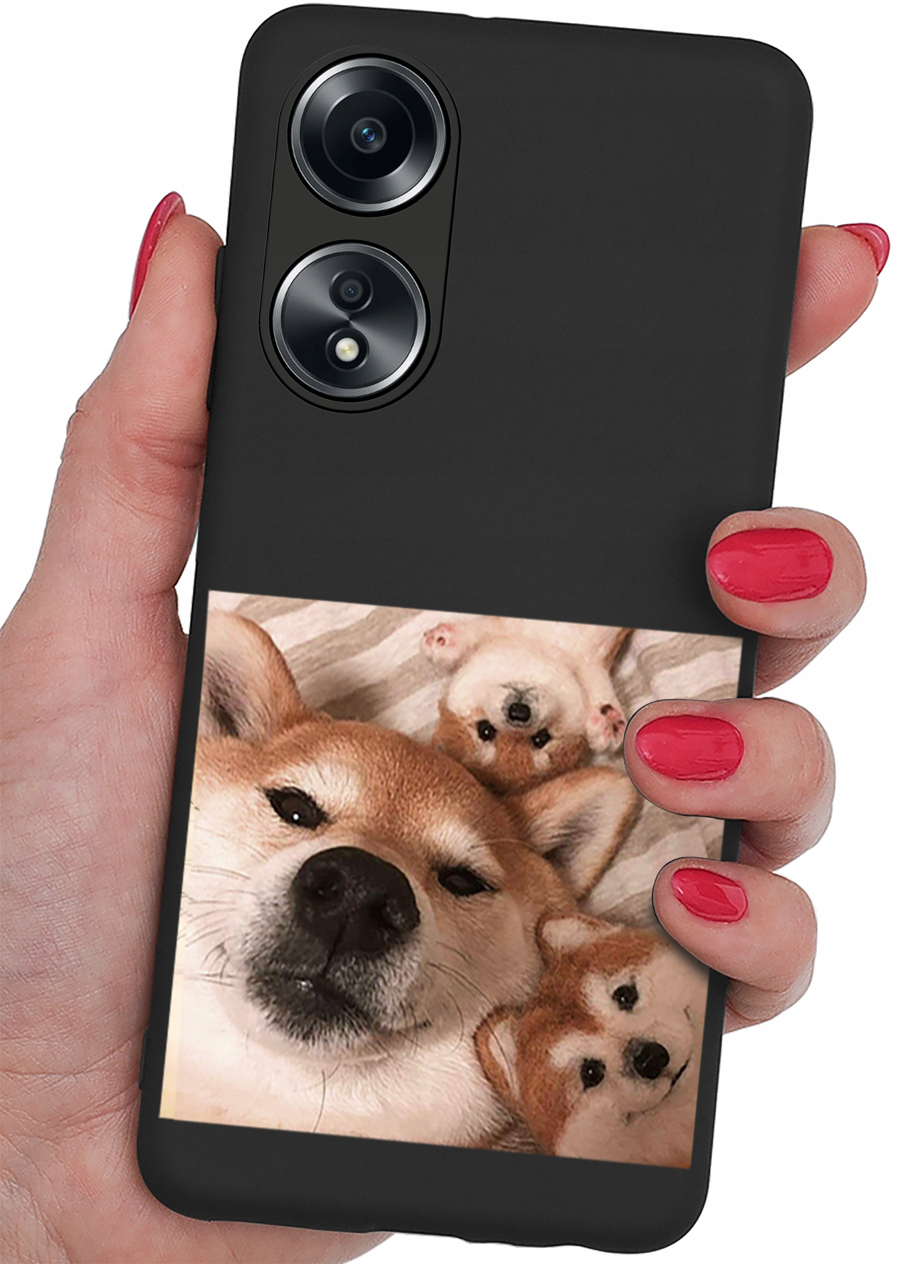 Etui do Oppo A38 4G CASE WZORY SOFT MATT PLECKI – Ochrona i styl w jednym