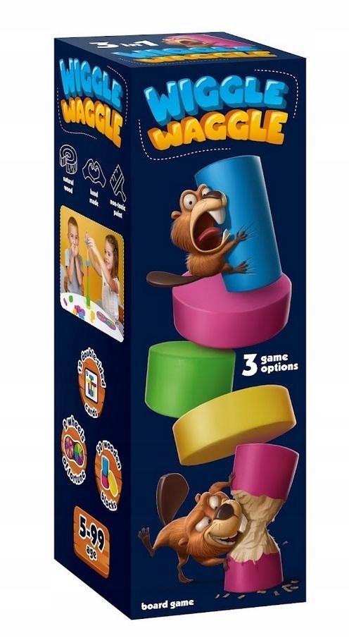 Gra edukacyjna Wiggle Waggle – Zręczność i zabawa dla całej rodziny