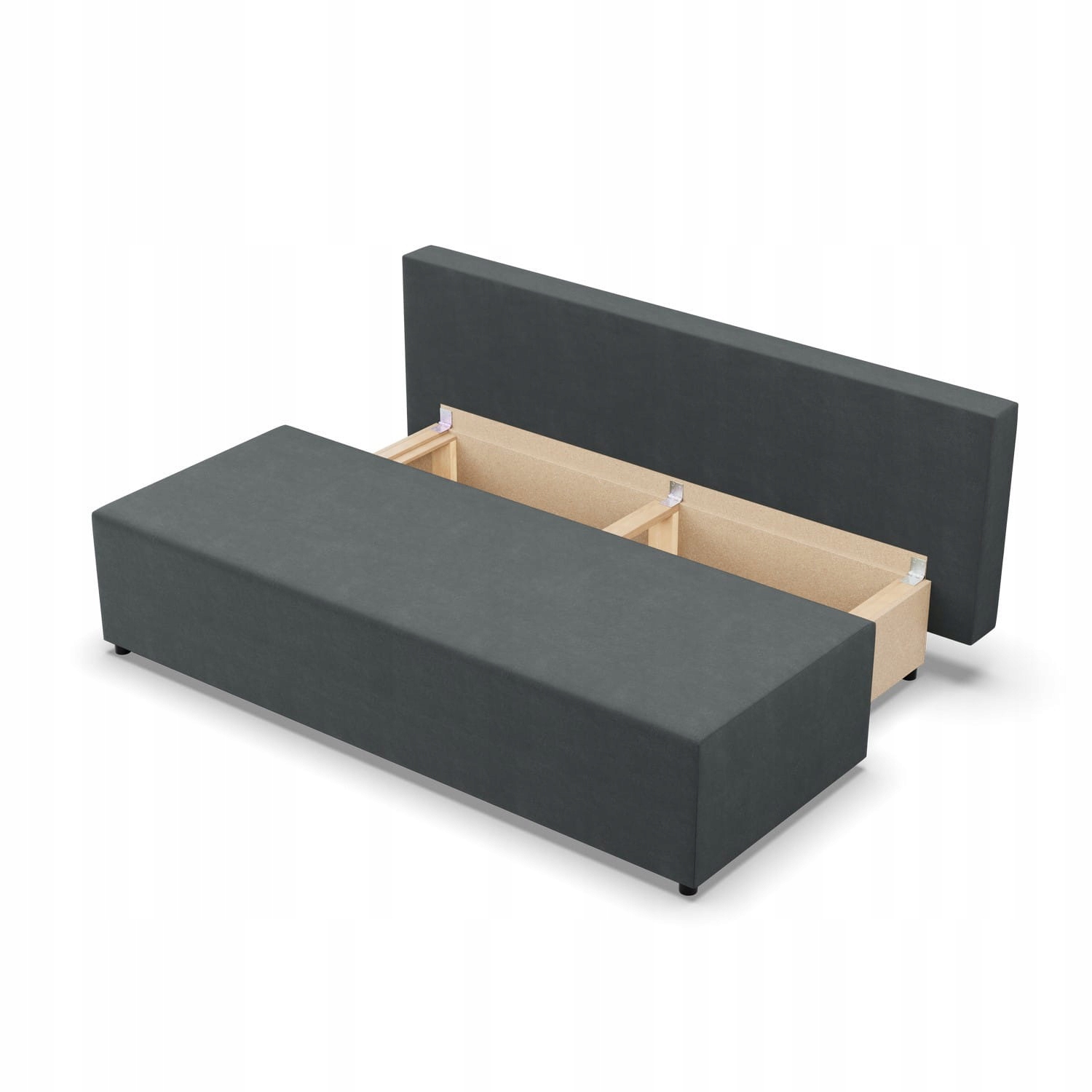 Praktyczna funkcja spania i pojemnik na pościel