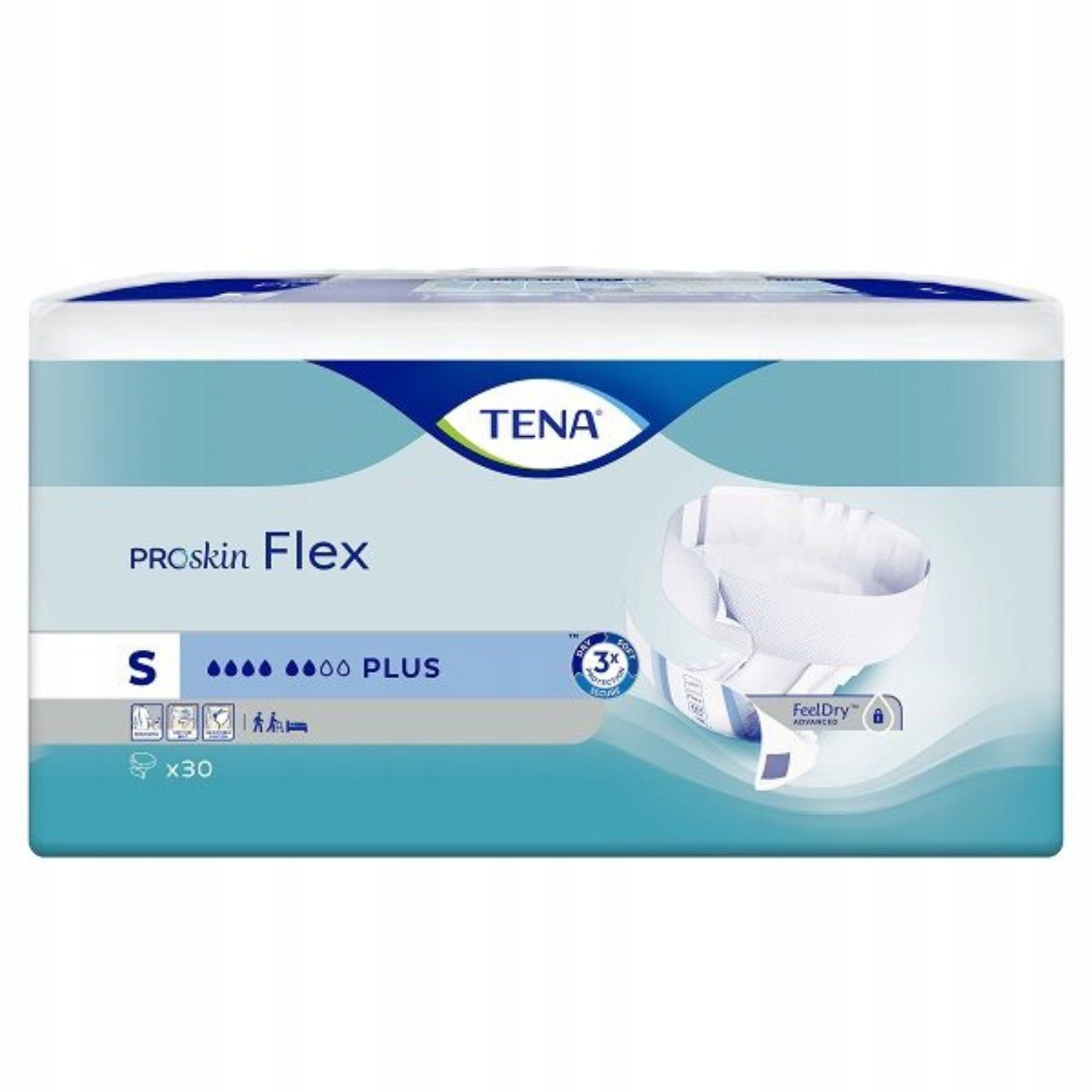 Essity Pieluchomajtki Pieluchy dla dorosłych Tena Flex ProSkin Plus S – Komfort i ochrona dla osób z nietrzymaniem moczu