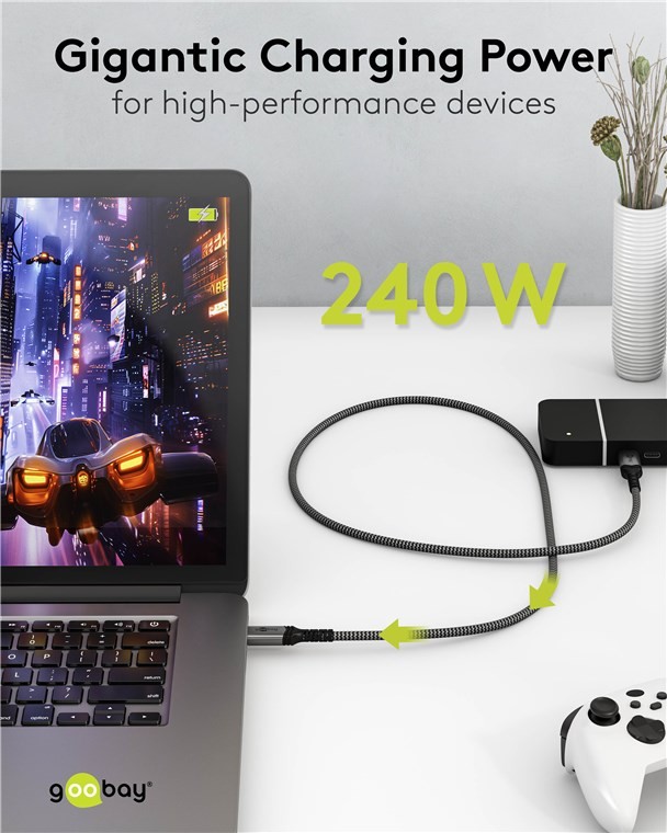 Wysoka wydajność energetyczna – Moc 240 W dla wymagających urządzeń