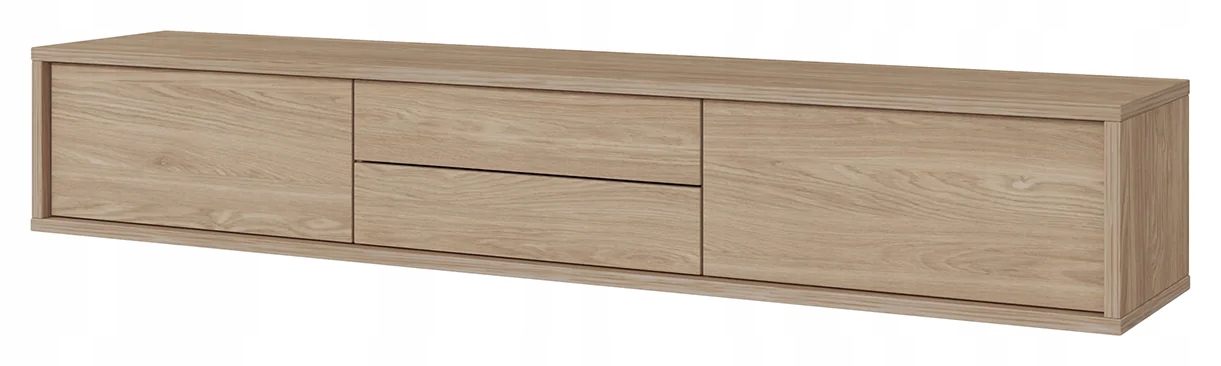 Szafka RTV FRIDA 2K2S 180cm dąb olejowany – Elegancja i funkcjonalność w Twoim salonie