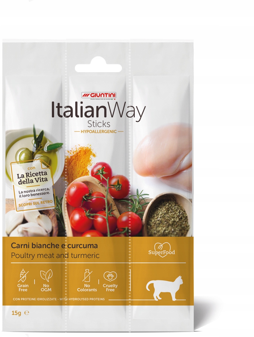 Bezzbożowe kabanosy z kurczakiem i kurkumą