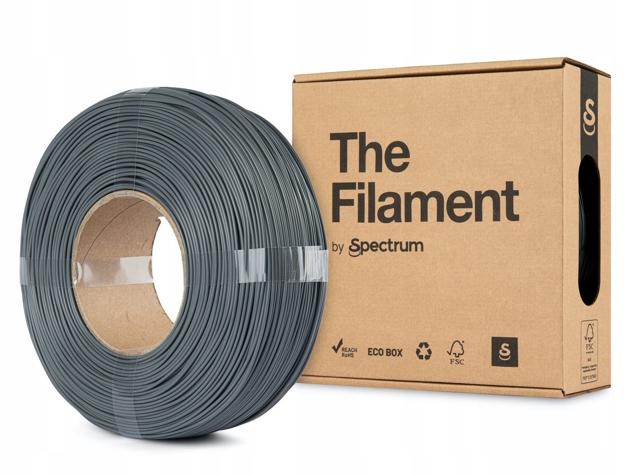 Filament Spectrum Refill PLA 1,75mm 1kg - Basalt Grey – Idealny wybór dla entuzjastów druku 3D