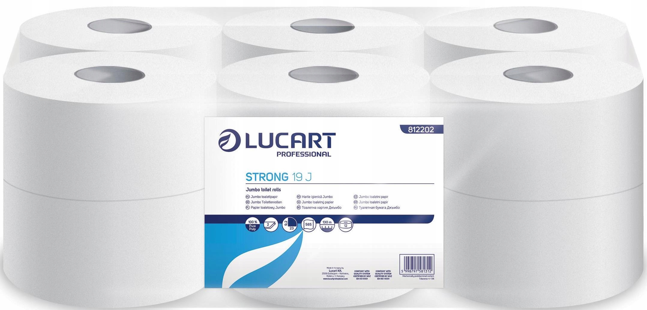 Papier toaletowy Karen Lucart Strong 19 J – Komfort i wydajność w każdej toalecie