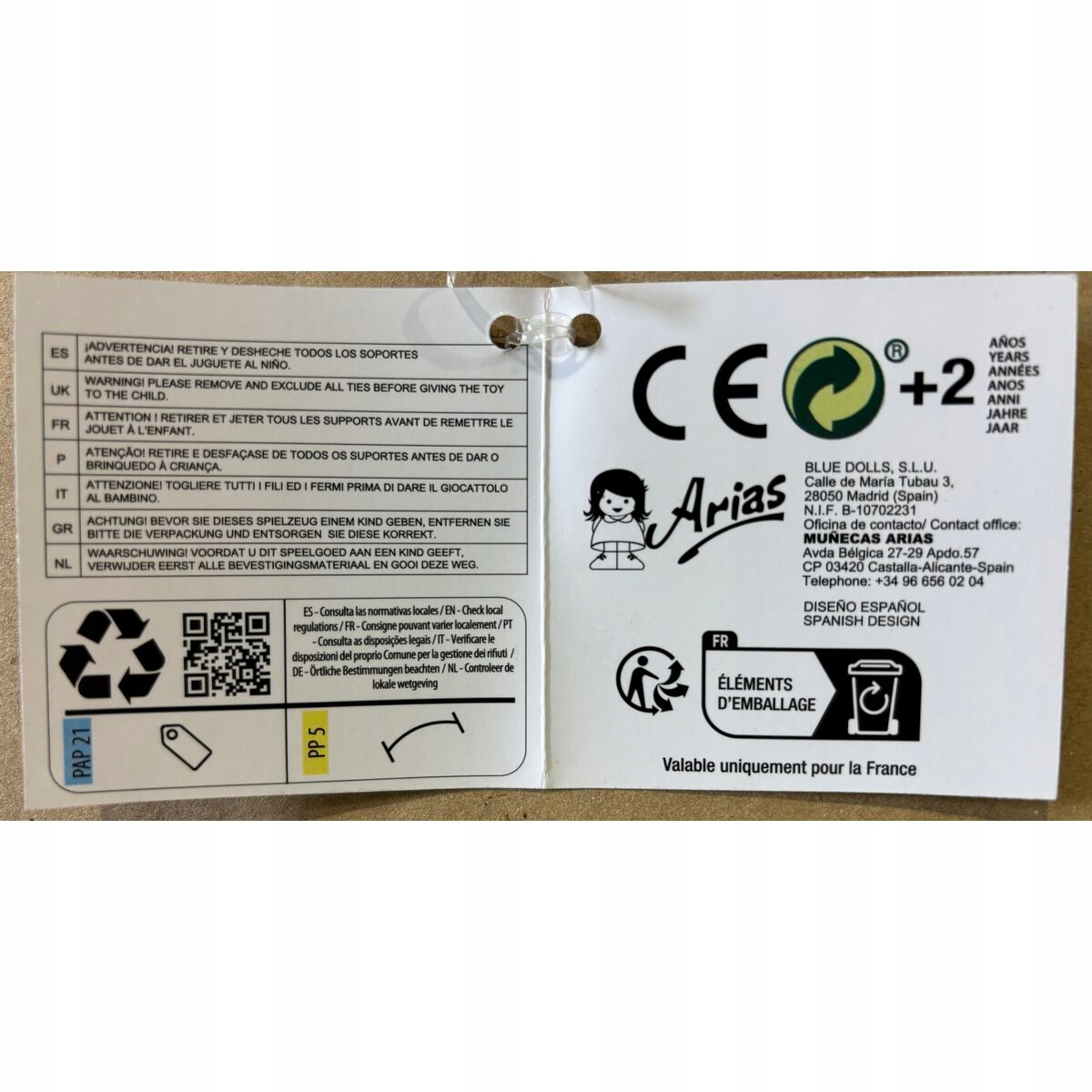 Lalka Bobas Arias Eddie 52 cm – Idealny towarzysz zabaw dla dzieci