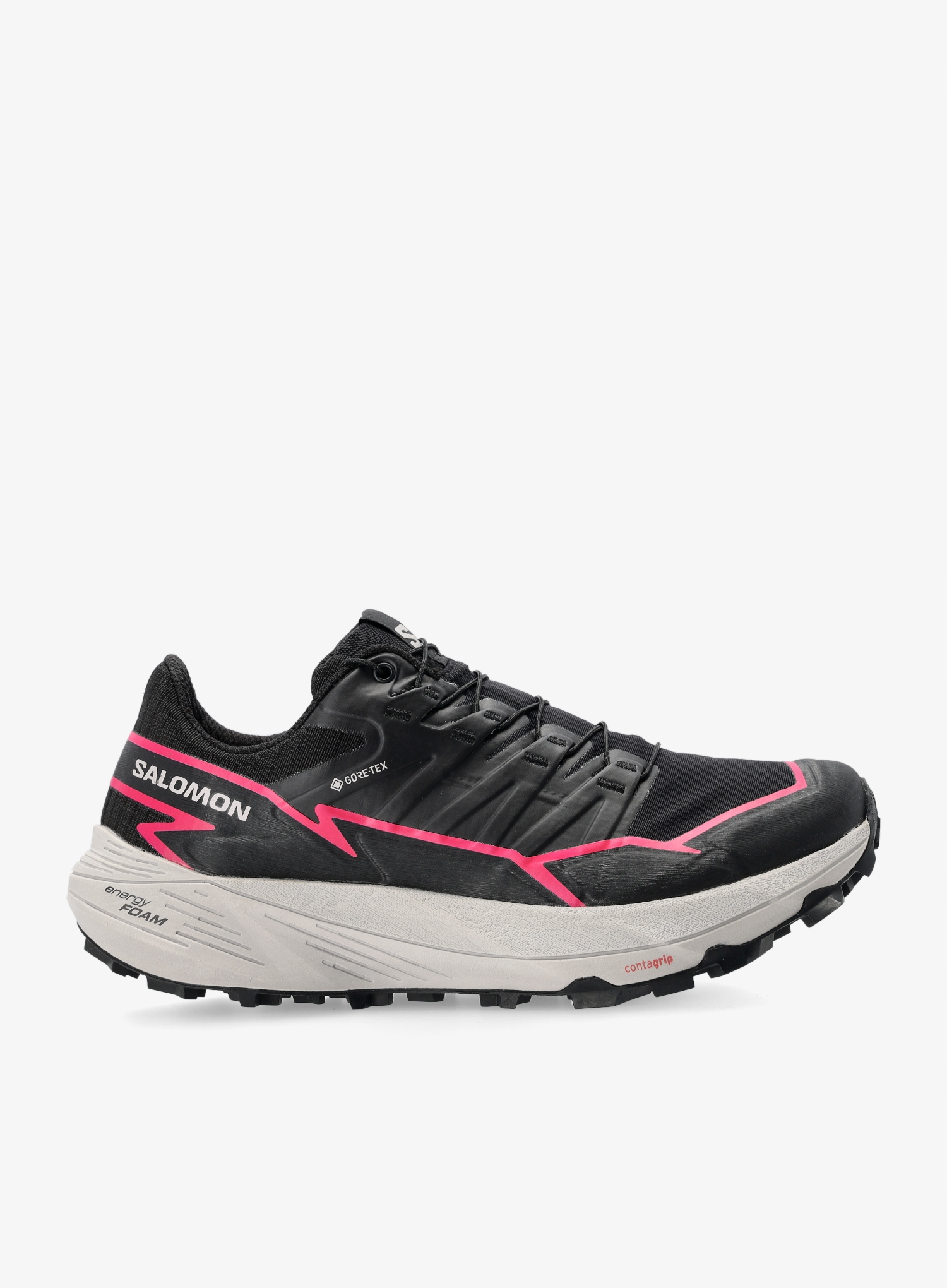 Buty trailowe damskie Salomon Thundercross GTX - black/black/pink – Idealne na każdą trasę