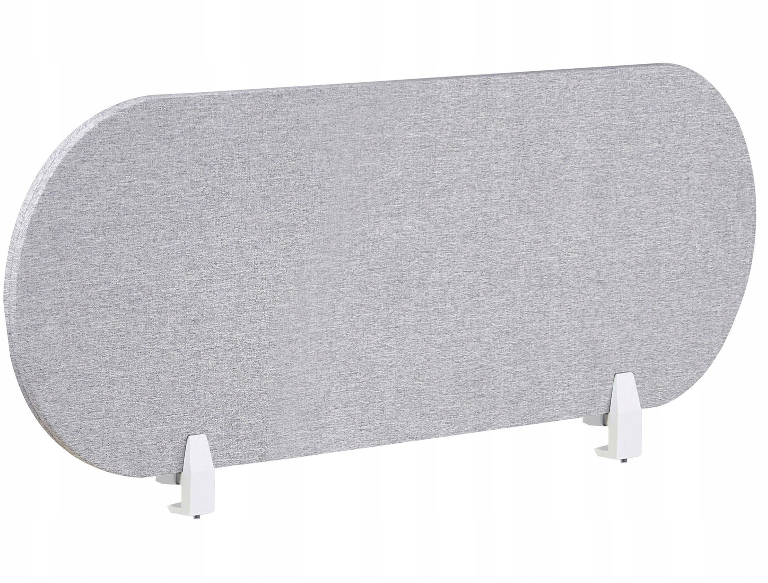 Przegroda na biurko 120 x 40 cm jasnoszara SPARKY – Idealne rozwiązanie dla Twojego miejsca pracy