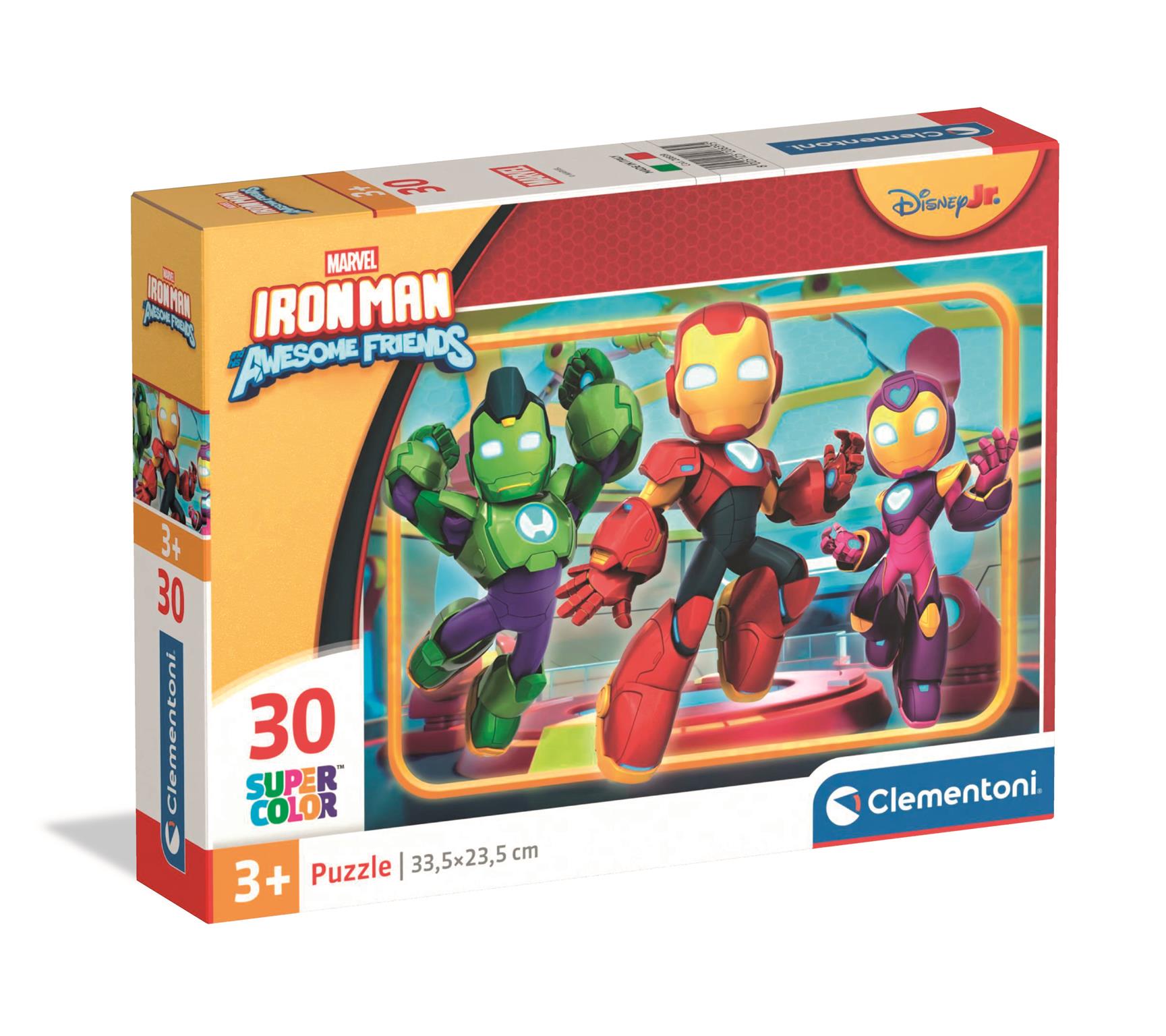 Puzzle CLE Ironman i Przyjaciele 30 el. – Rozwój i zabawa dla dzieci