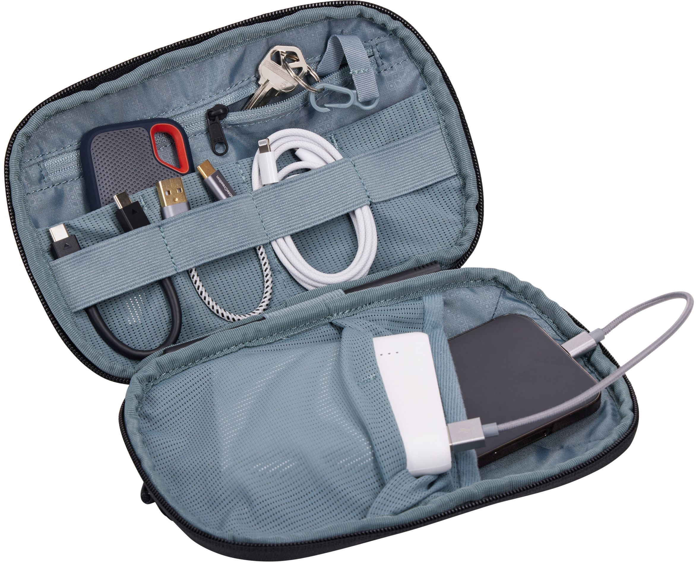 Przemyślana przestrzeń na akcesoria elektroniczne