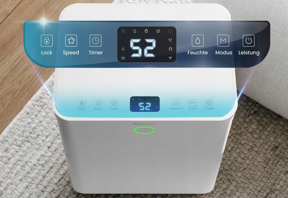 Inteligentny czujnik wilgotności – Automatyczna regulacja i samoczynne wyłączanie