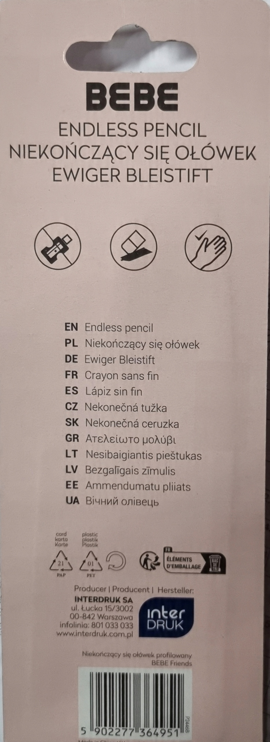 Ekologiczny i trwały – Ołówek, który nigdy się nie kończy