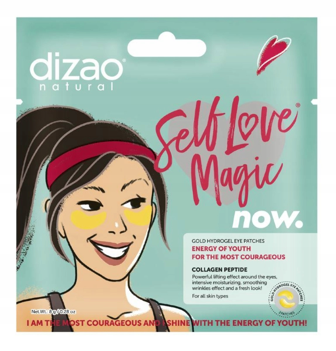 Dizao Self love Hydrożelowe płatki pod oczy Kolagen i peptydy – Twoje wsparcie w pielęgnacji