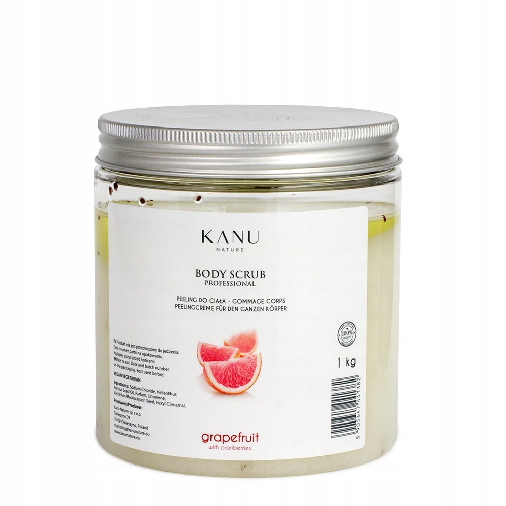 KANU Nature Peeling solny Grejfrut z Żurawiną – pielęgnacja ciała