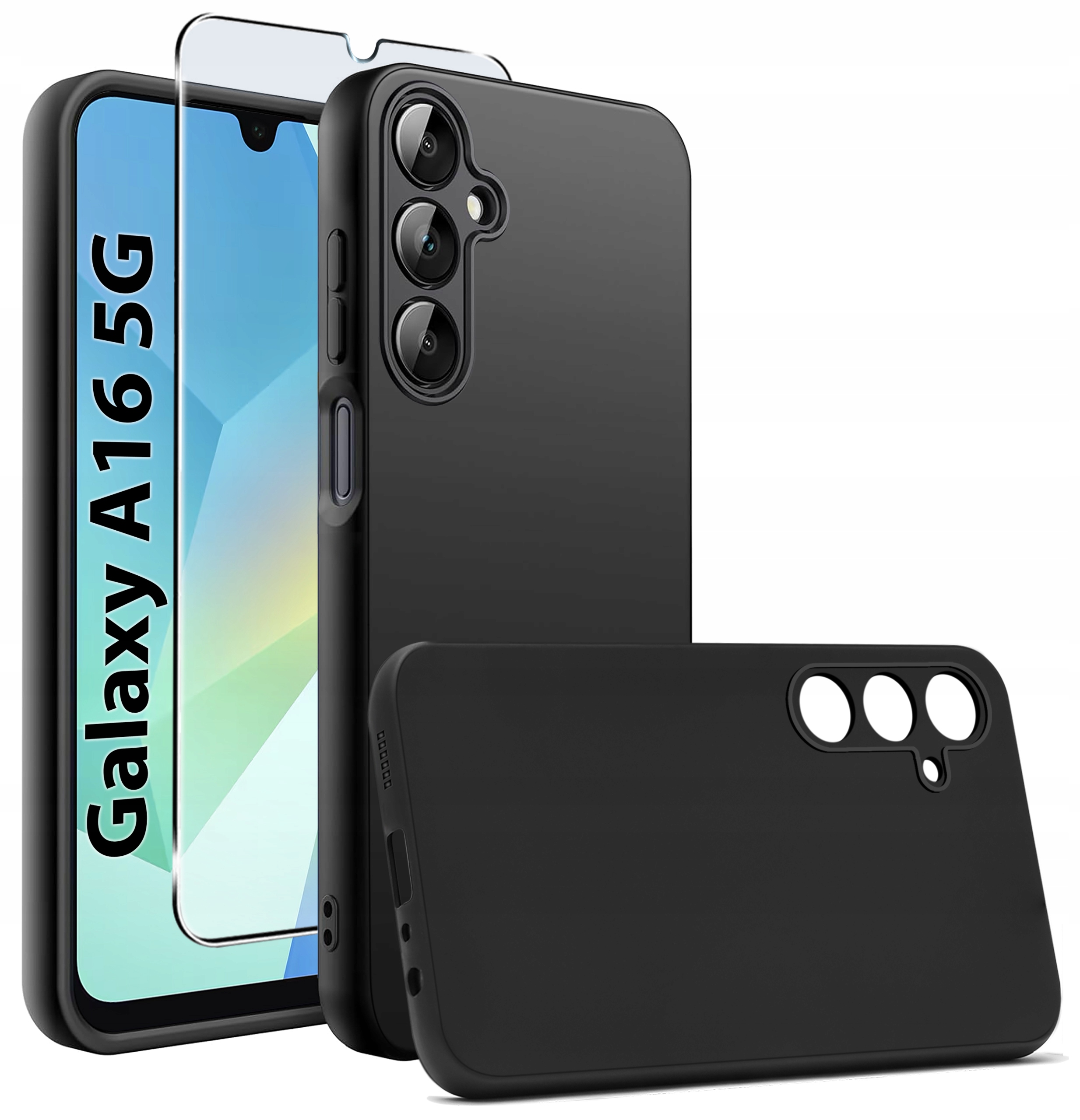 Etui do Samsung Galaxy A16 5G CASE SOFT MATT PLECKI MATOWE + SZKŁO 9H – Ochrona i styl w jednym