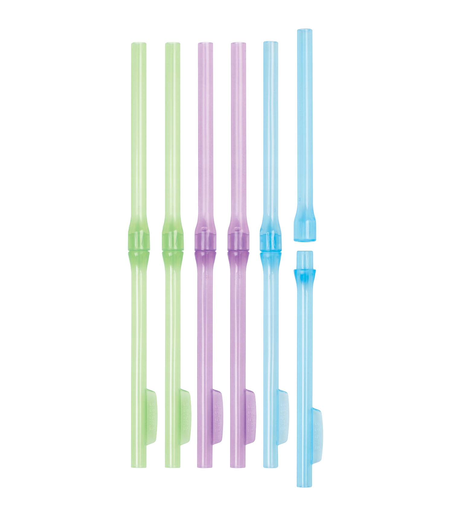 Słomki do picia Sistema wielokrotnego użytku 6 szt – Ekologiczne rozwiązanie dla każdego