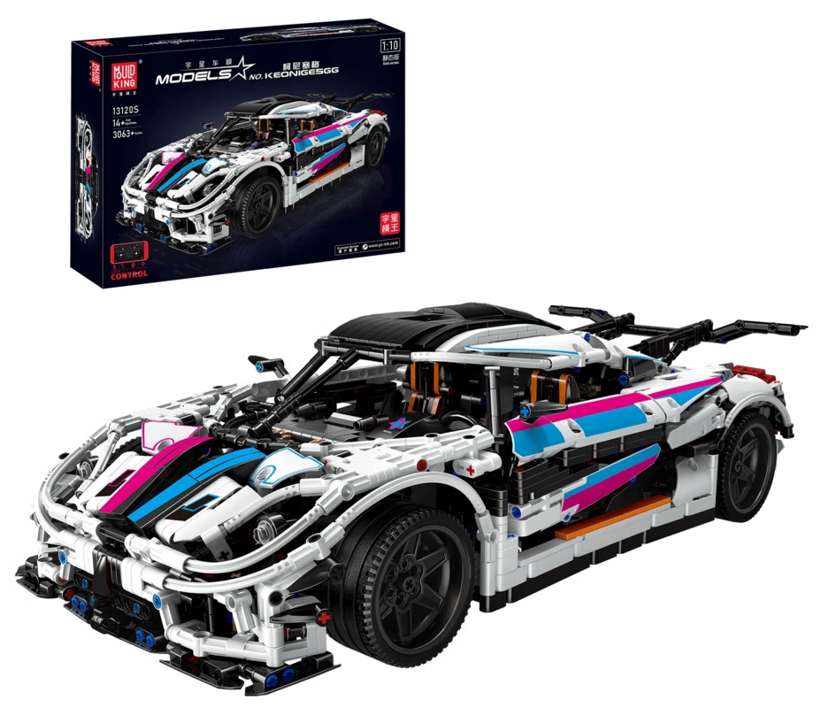 Mould King Regera Hypercar RC 13120S – Zestaw klocków dla młodych konstruktorów