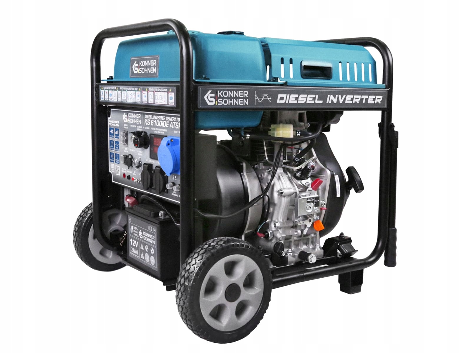Agregat prądotwórczy KS DIESEL INVERTER GENERATOR KS 6100iDE ATSR – Niezawodne zasilanie w każdych warunkach
