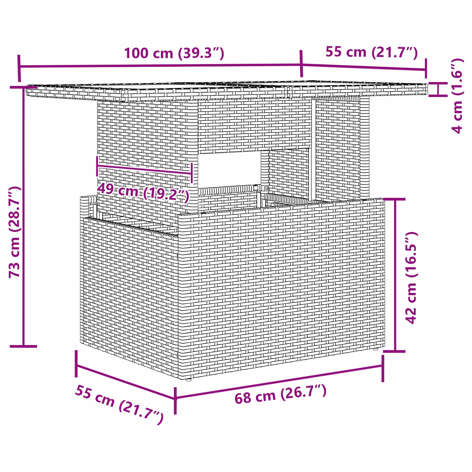 Wysokiej jakości materiały – Technorattan i stal