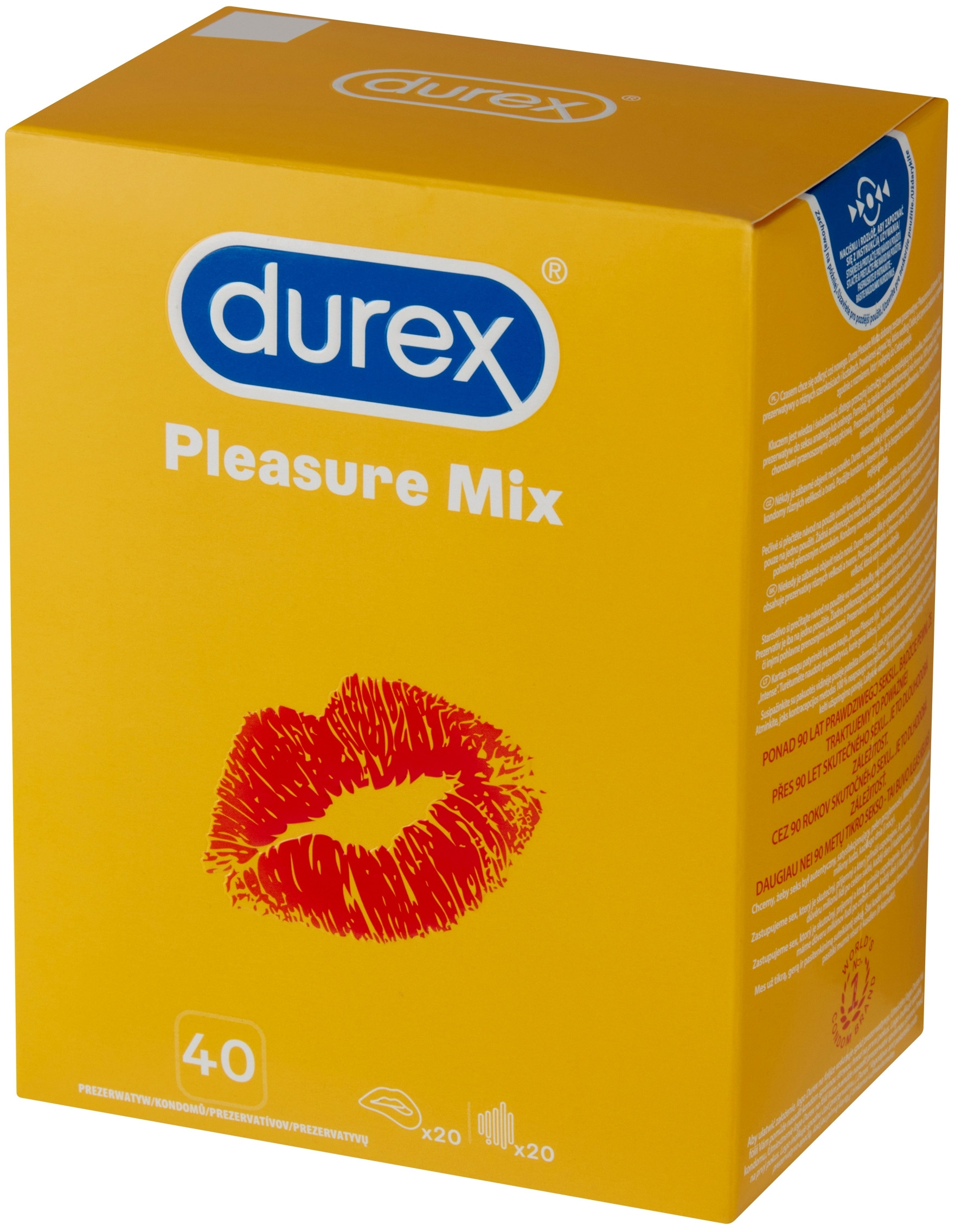 Zawartość zestawu Durex Pleasure Mix