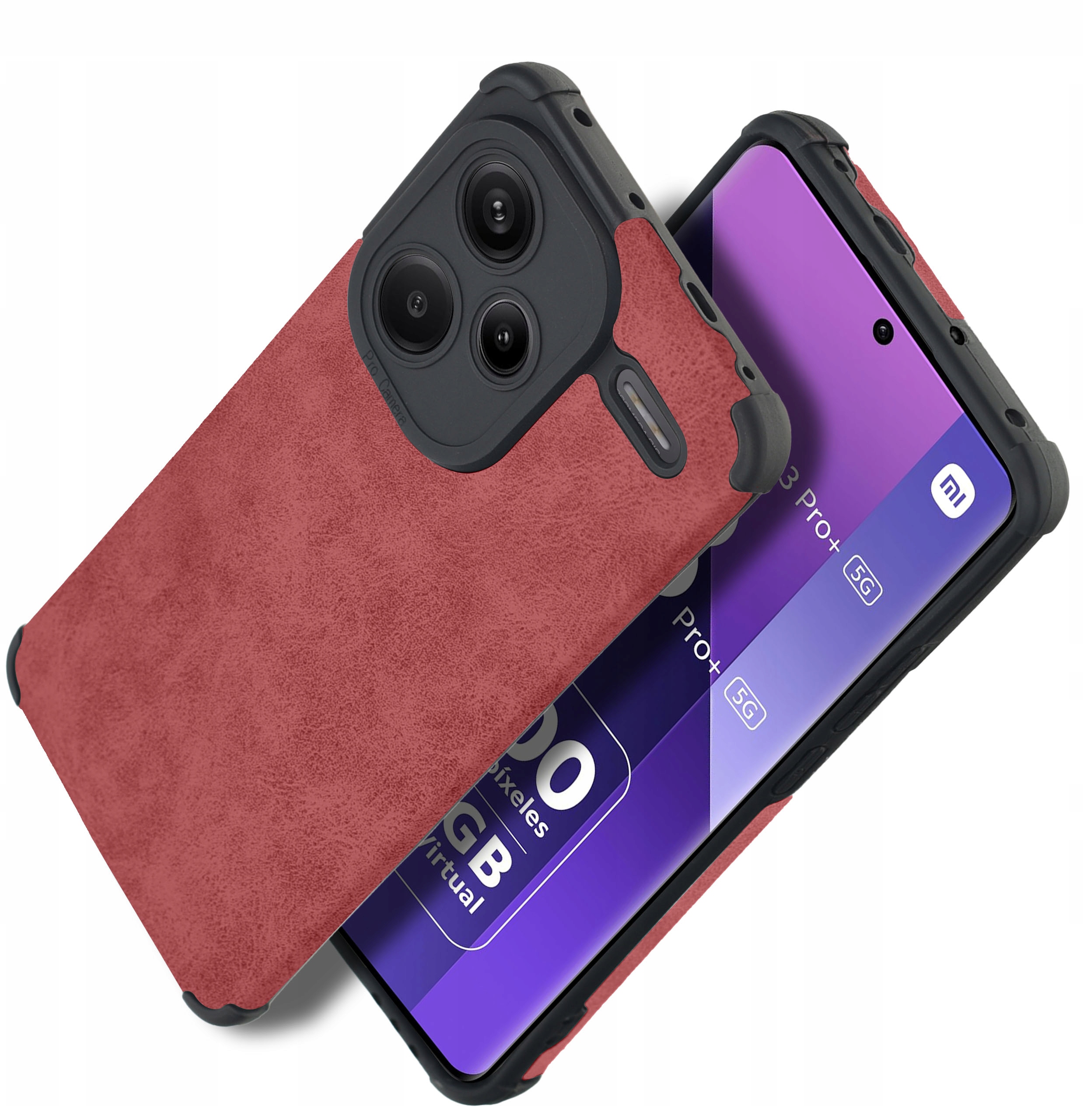 Etui do Xiaomi Redmi Note 13 Pro+ Plus 5G silikonowe SKÓRZANE VINTAGE CASE – Elegancja i ochrona w jednym