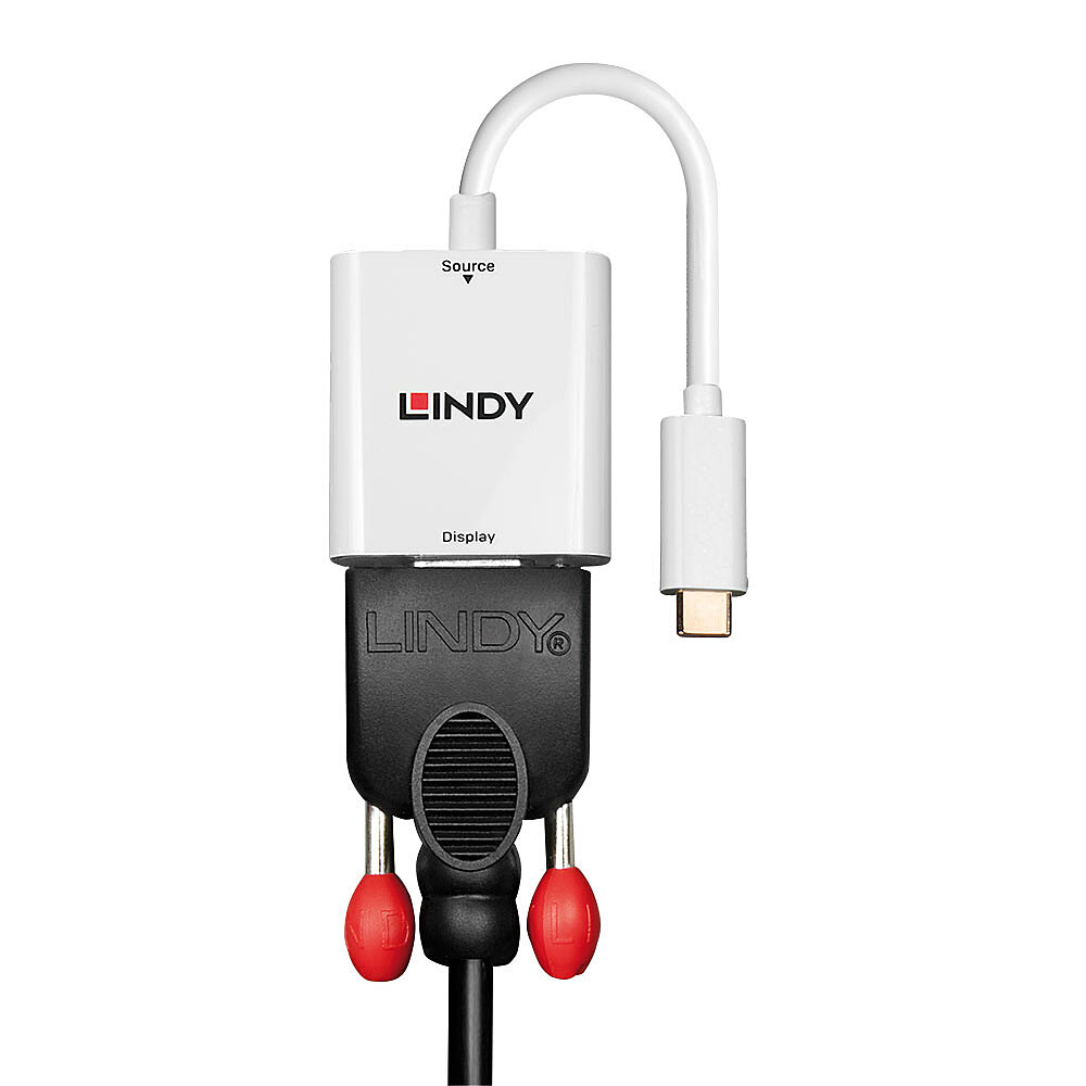 Adapter USB Lindy Adap Lindy USB Typ C auf VGA Konverter – Idealne rozwiązanie do podłączenia urządzeń