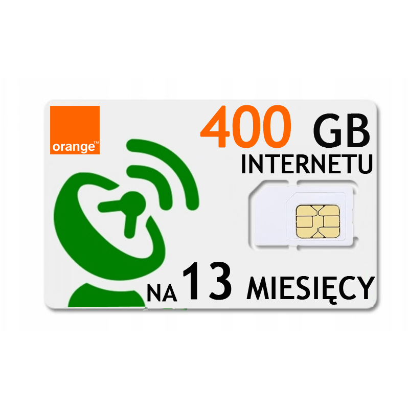Karta SIM do kamer GSM 4G lokalizatora GPS routera internet mobilny 400GB – Niezawodne połączenie w każdej sytuacji