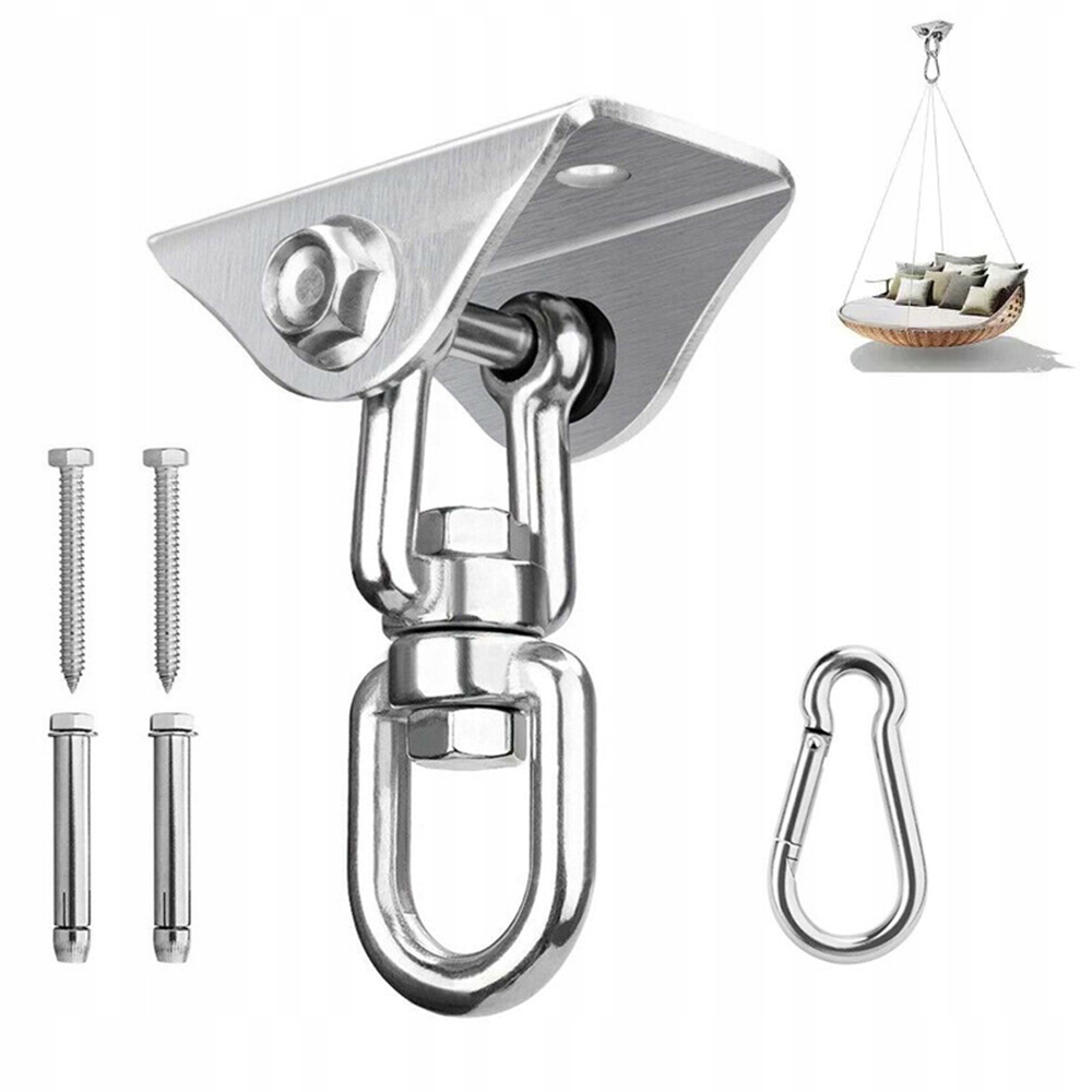 Korbi MOCOWANIE SUFITOWE OBROTOWE UCHWYT MONTAŻOWY HAMAK KOKON HUŚTAWKA – Idealne rozwiązanie do relaksu