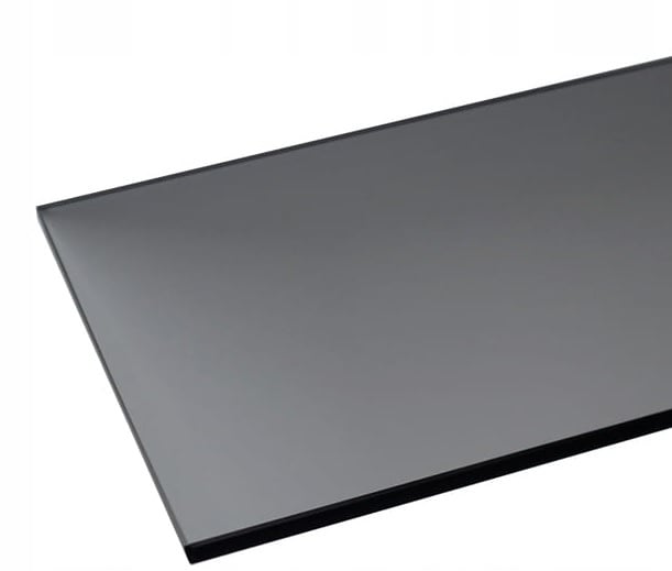SZYBA POD KOMINEK HARTOWANA 6MM GRAFIT 80X60 Typ obudowa