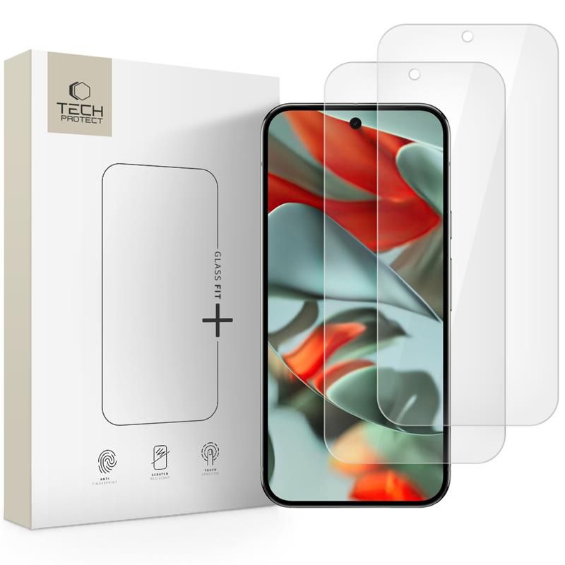 Szkło hartowane Tech-Protect Glass Fit+ do Google Pixel 9 / 9 Pro / 10 / 10 Pro – Ochrona na najwyższym poziomie