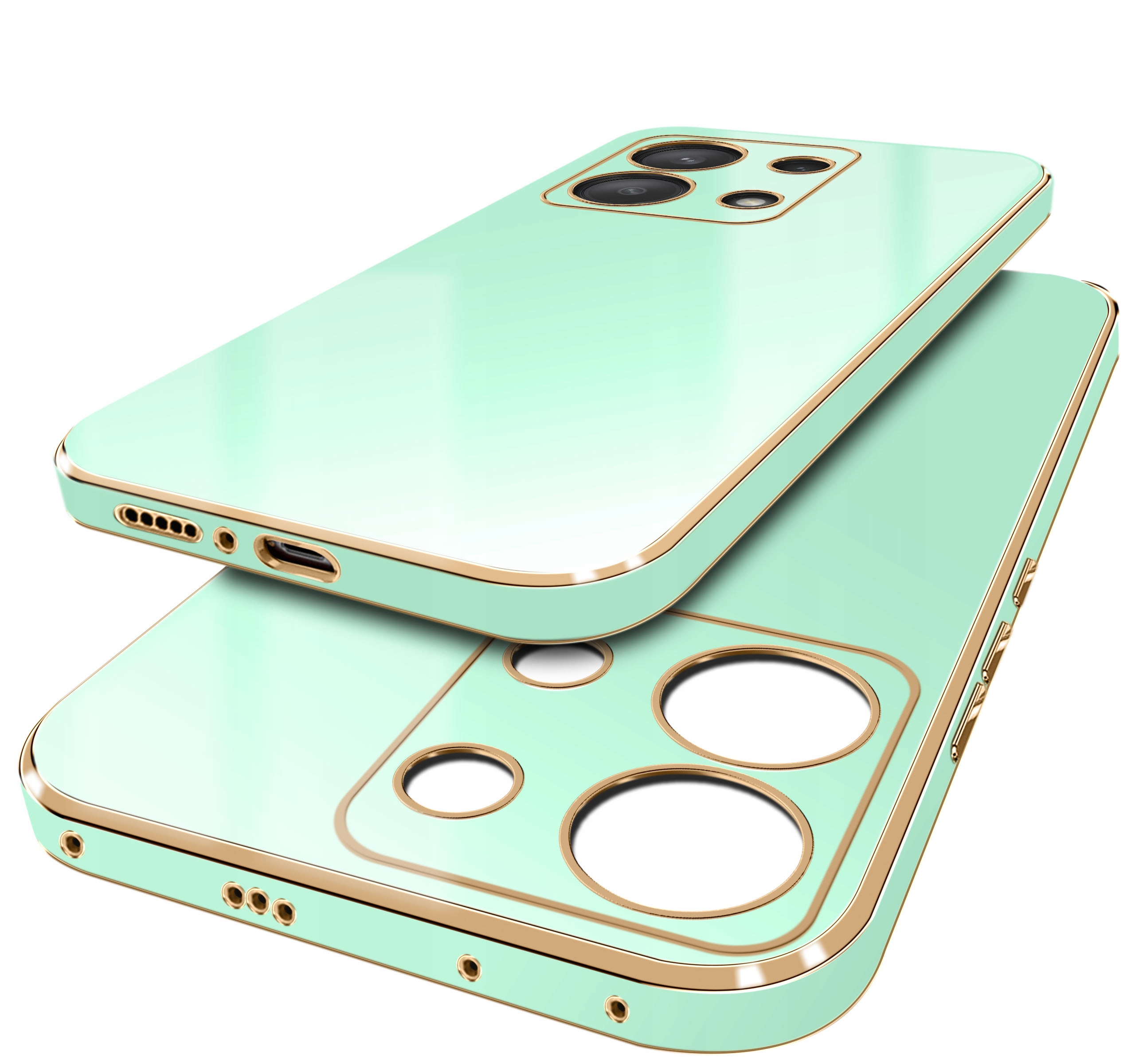 Elastyczne tworzywo i złota ramka – Idealne dopasowanie