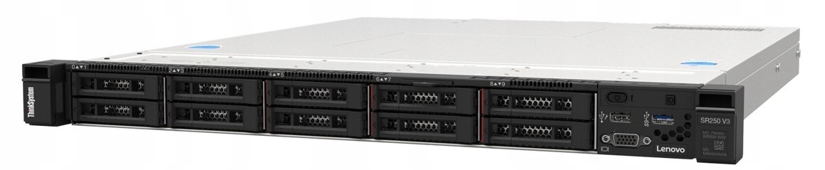 Lenovo ThinkSystem SR250 V3 – Wydajny serwer z procesorem Intel Xeon E-2436
