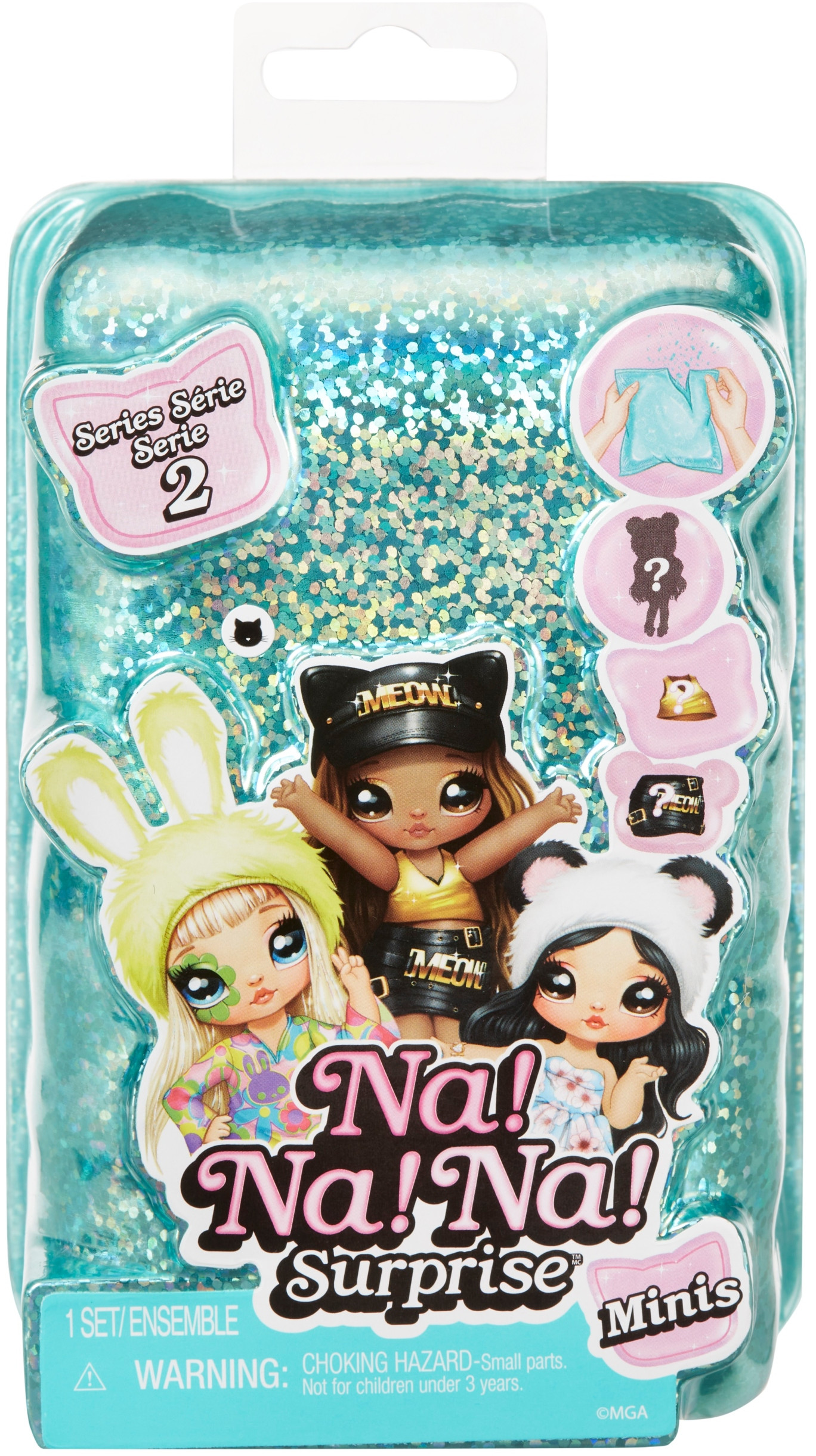 MGA Lalka Na! Na! Na! Surprise Minis Seria 2 – Odkryj świat niespodzianek