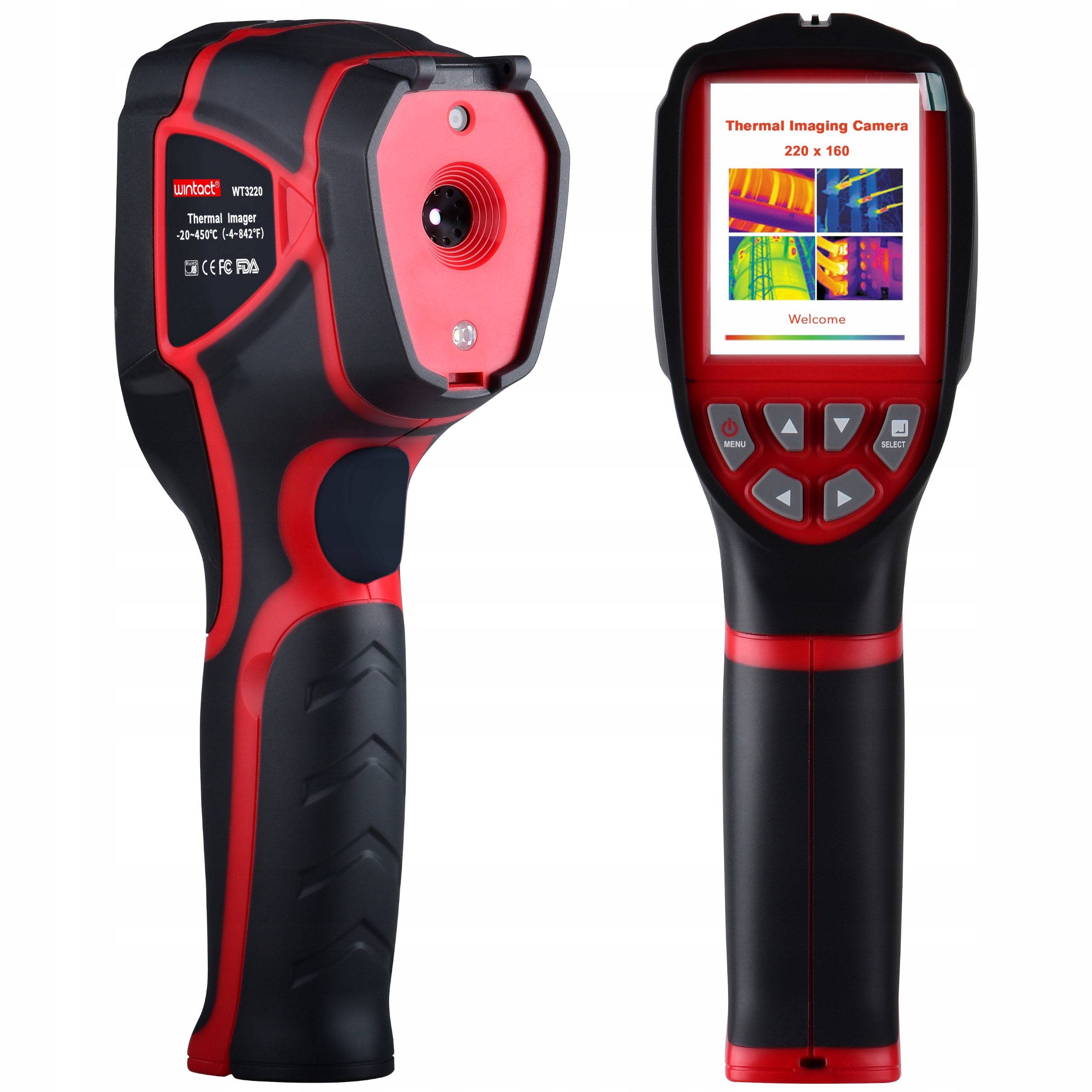 Kamera termowizyjna 220x160 Termodetektor 3GB USB – Nowoczesne narzędzie do pomiaru temperatury