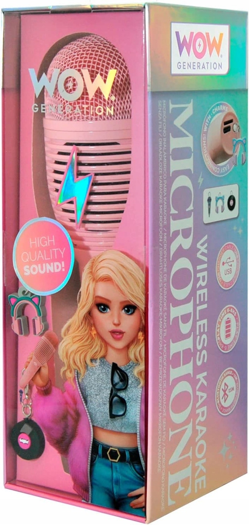 Mikrofon Karaoke Wow Generation – Idealny prezent dla małych artystów