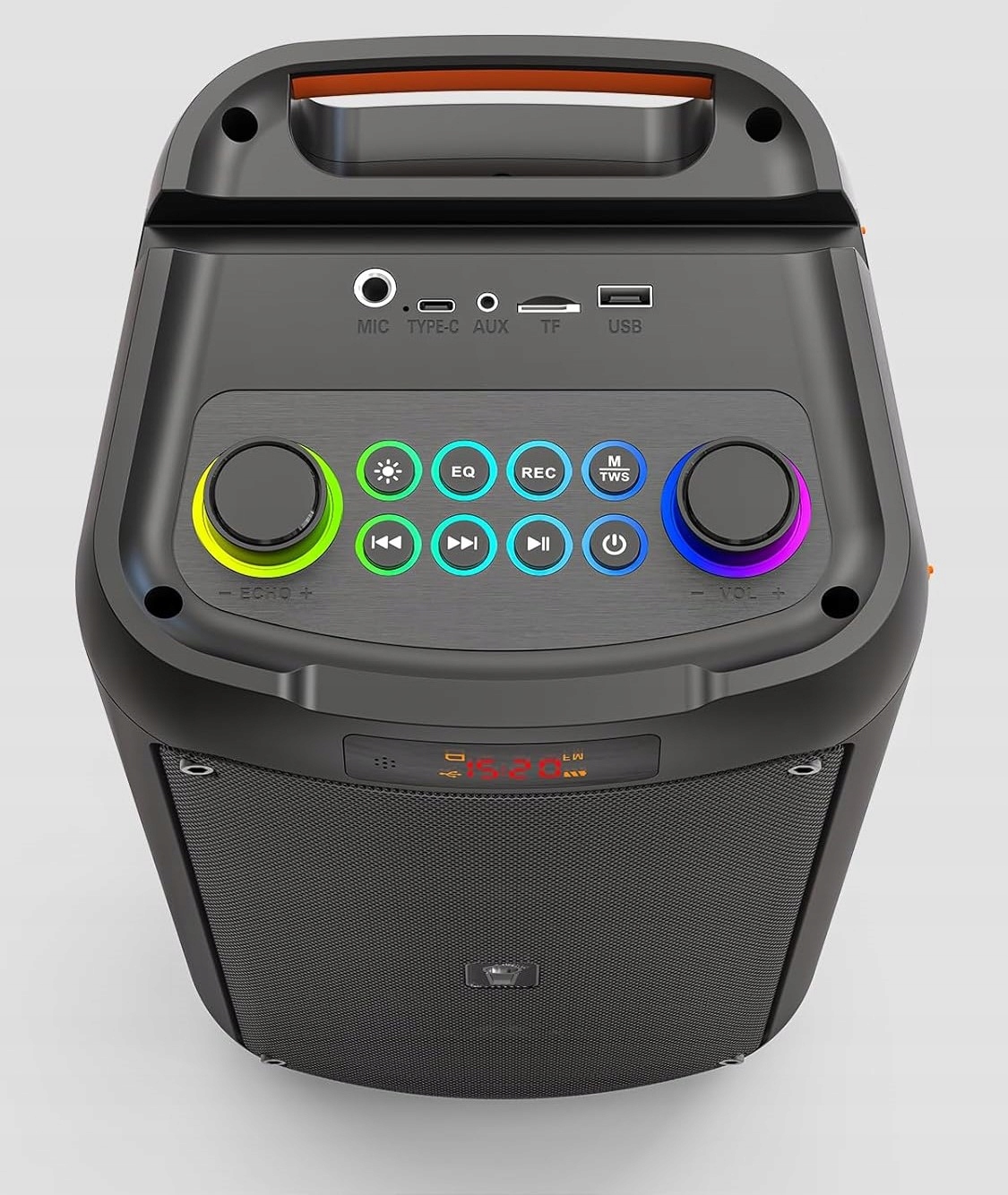 Tryb EQ i Bass Boost – doskonałe brzmienie na zewnątrz