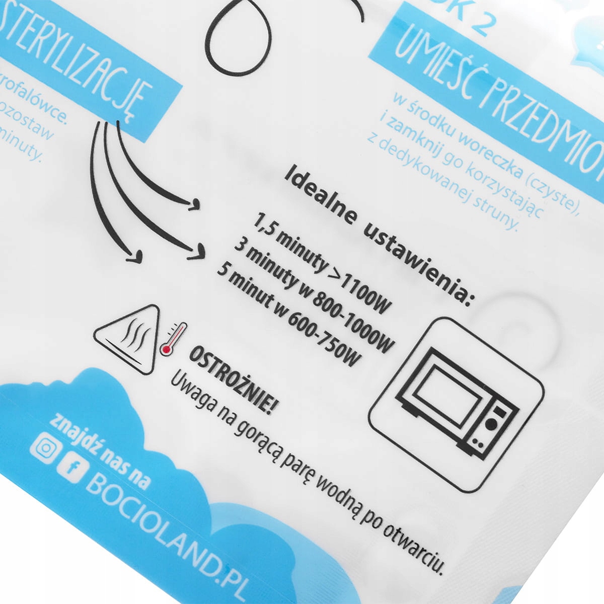 Błyskawiczne działanie – Sterylizacja w 1,5 minuty