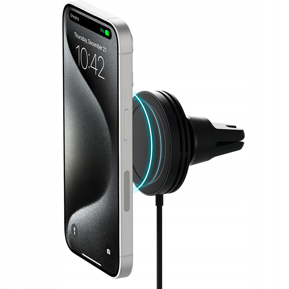 Wygodne mocowanie na kratce wentylacyjnej