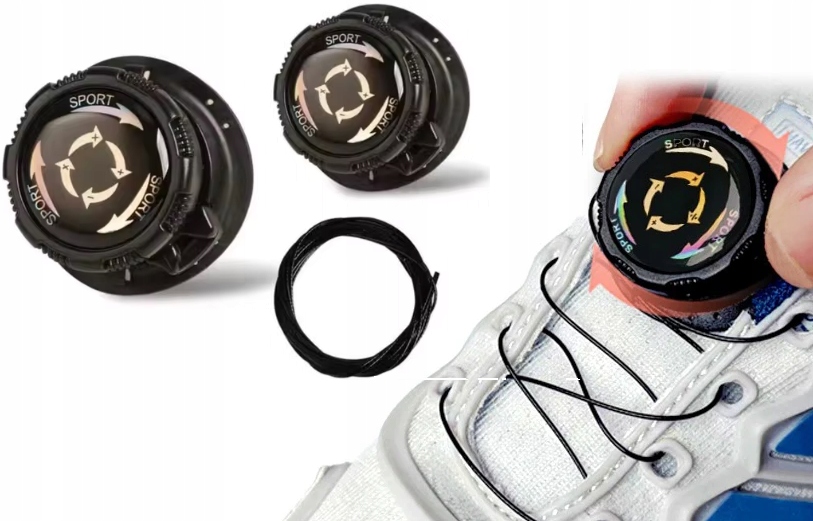 Sznurówki Automatyczne do Butów Obrotowe Bez Wiązania – Komfort i Wygoda