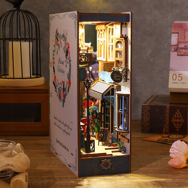 DIY Drewniane PUZZLE 4D OŚWIETLENIE LONDYŃSKA ULICZKA – Kreatywna zabawa dla dzieci