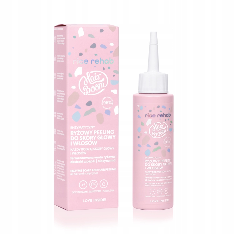 Body Boom HairBoom Rice Rehab – Enzymatyczny ryżowy peeling do skóry głowy