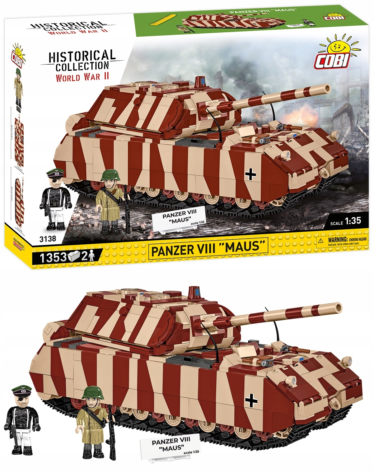 Klocki Panzer VIII Maus – Legenda w Twoim Zasięgu
